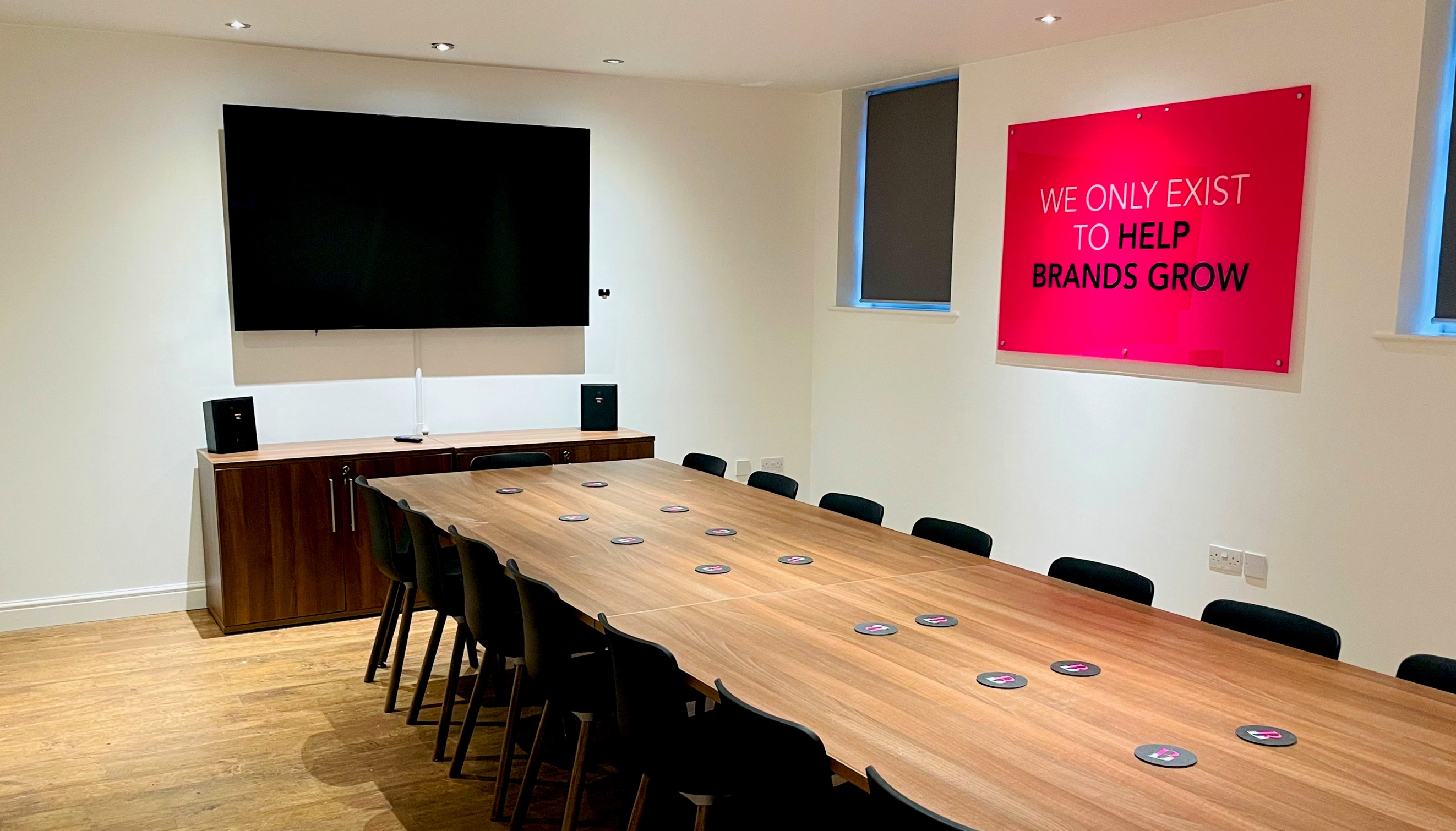 Brawl Leeds Brand Communication Agency boardroom
